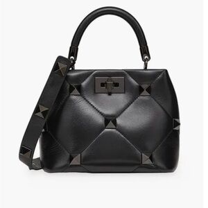 NEW! With tags and box Women's Roman Stud The Handle Bag In Nappa Leather